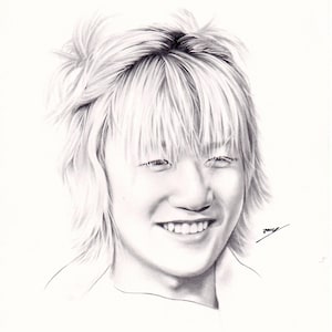P1Harmony Jongseob a5 drawing print