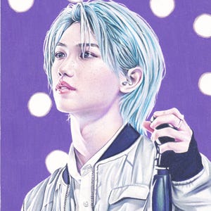 Straykids Felix a5 drawing print