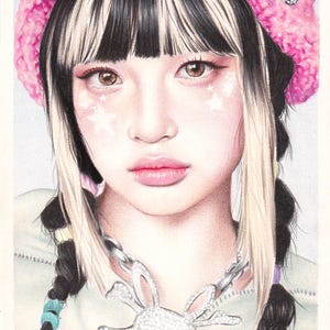 NJZ Hanni a5 drawing print