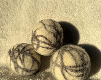 3 Pack 100% Wool Dryer Ball