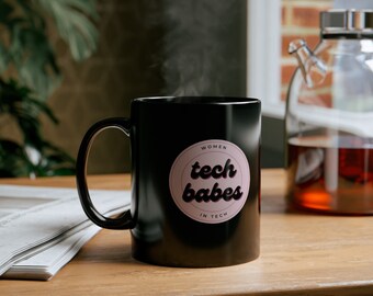Tech Babes Dark Mode Logo Mug