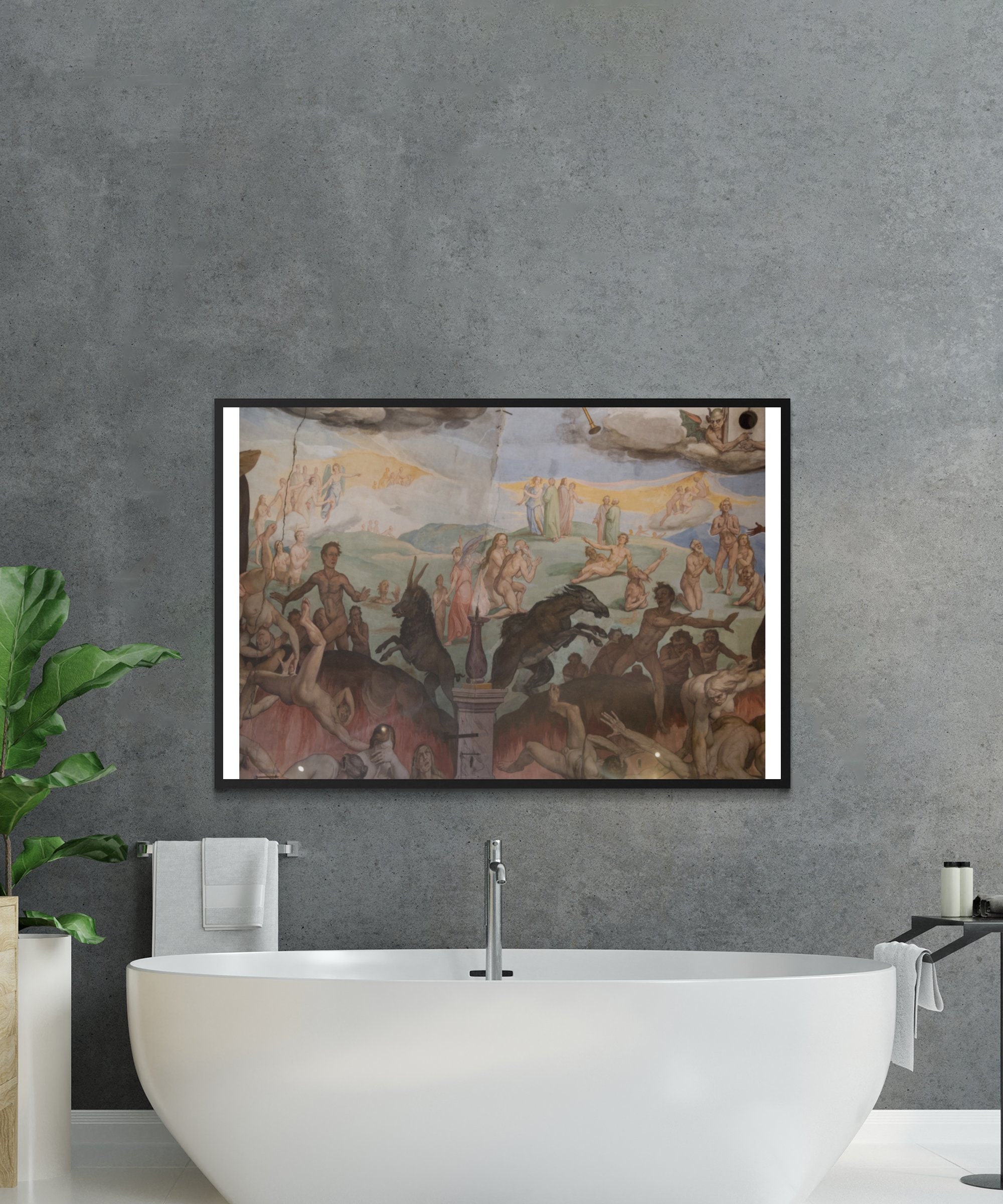Wall Designs Renaissance Renaissance Inspired Wall Art, Classical Mythology Canvas Print, Large ...