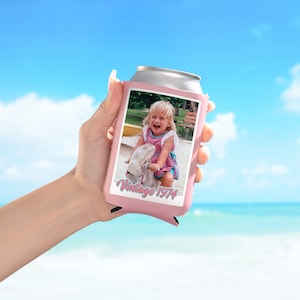 Personalized Insulated Can Cooler, Since 1994, Funny Birthday Favors,30th40th50th Birthday decor, Photo Can Cooler, Drink Sleeve for a Bash