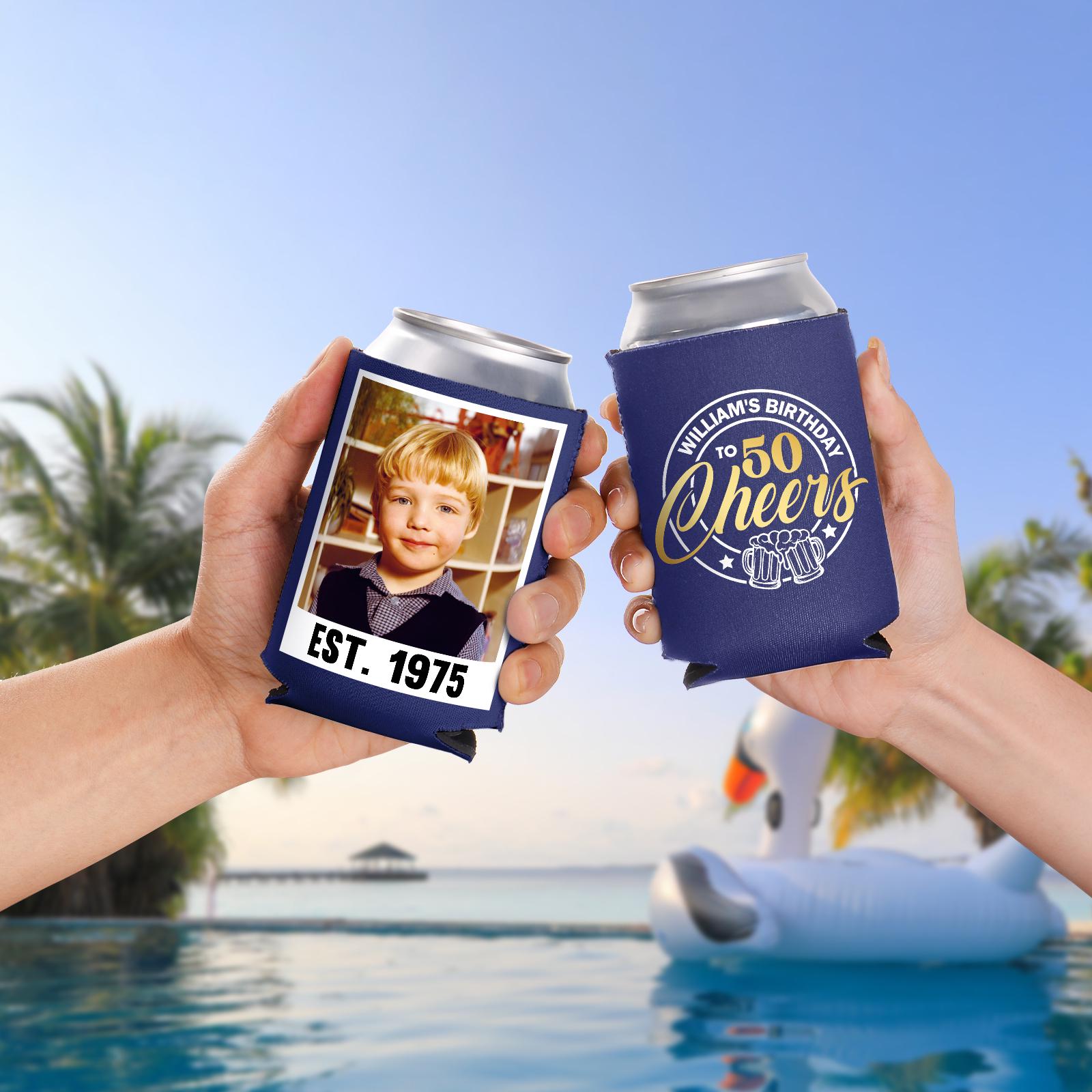 50th Birthday Koozie