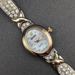 Cadran De Montre Suisse Vintage Wadsworth En Perle - 25.55mm, Marqueurs Or
