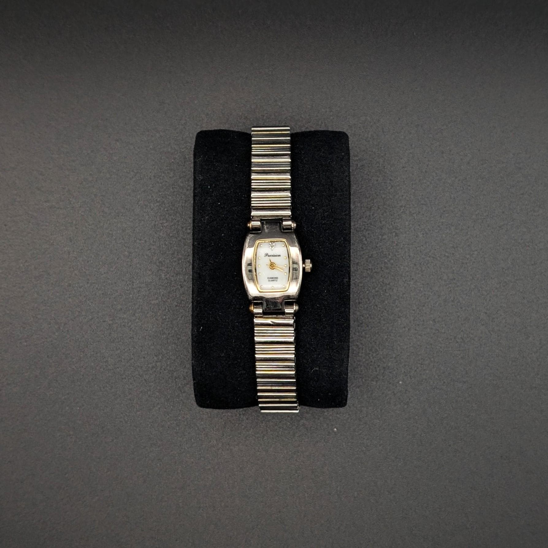Perlina Quartz Watch Silver Tonneau Case Brown Leather‎ Strap Japan Movt Watch Set - Solar Classic & Mini | White Dial - Silver Case  main image 2