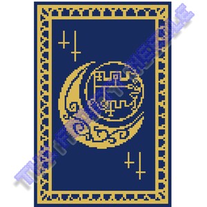 Cross Stitch Pattern - Helluva Boss Stolas Grimoire