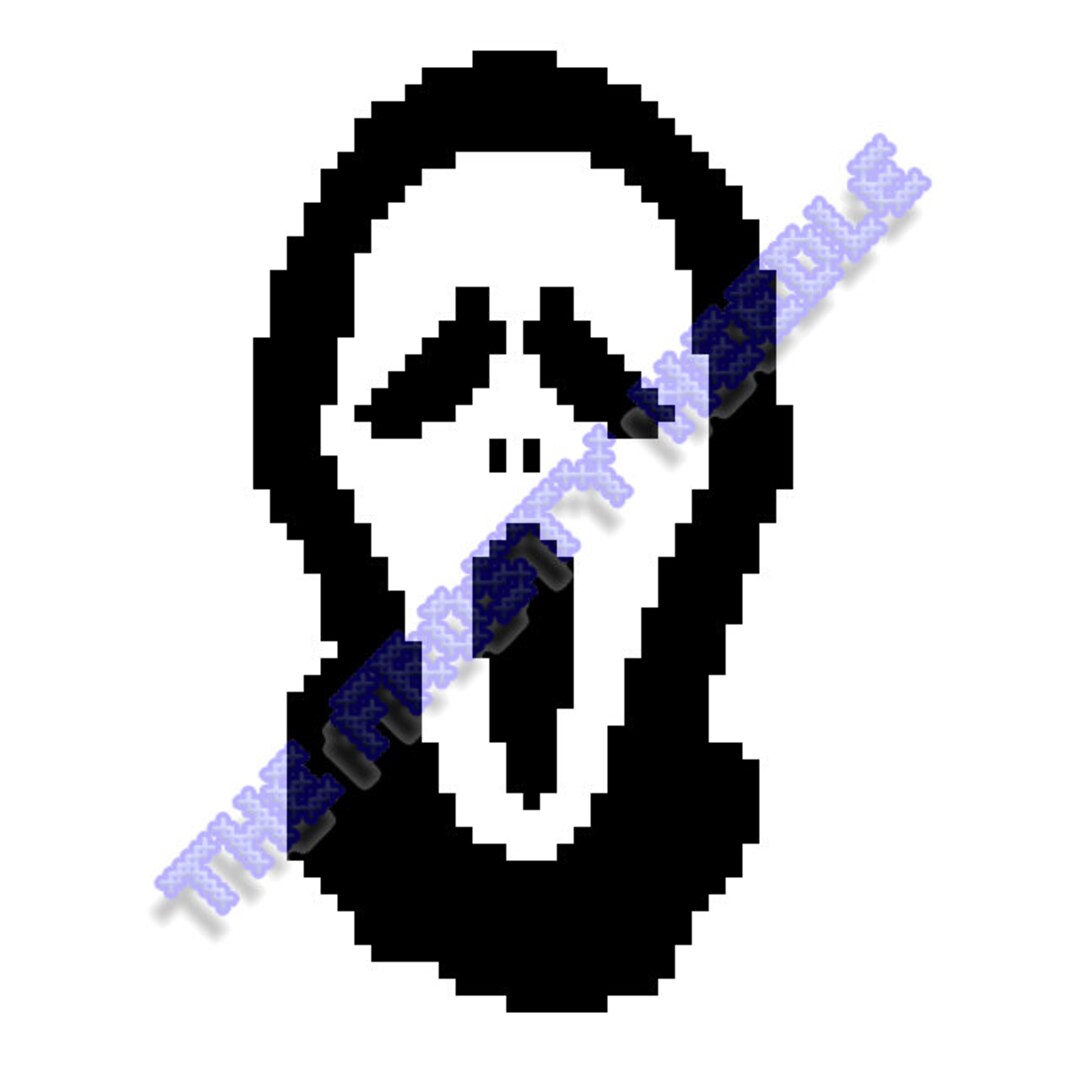 Cross Stitch Pattern - Scream Logo - Etsy