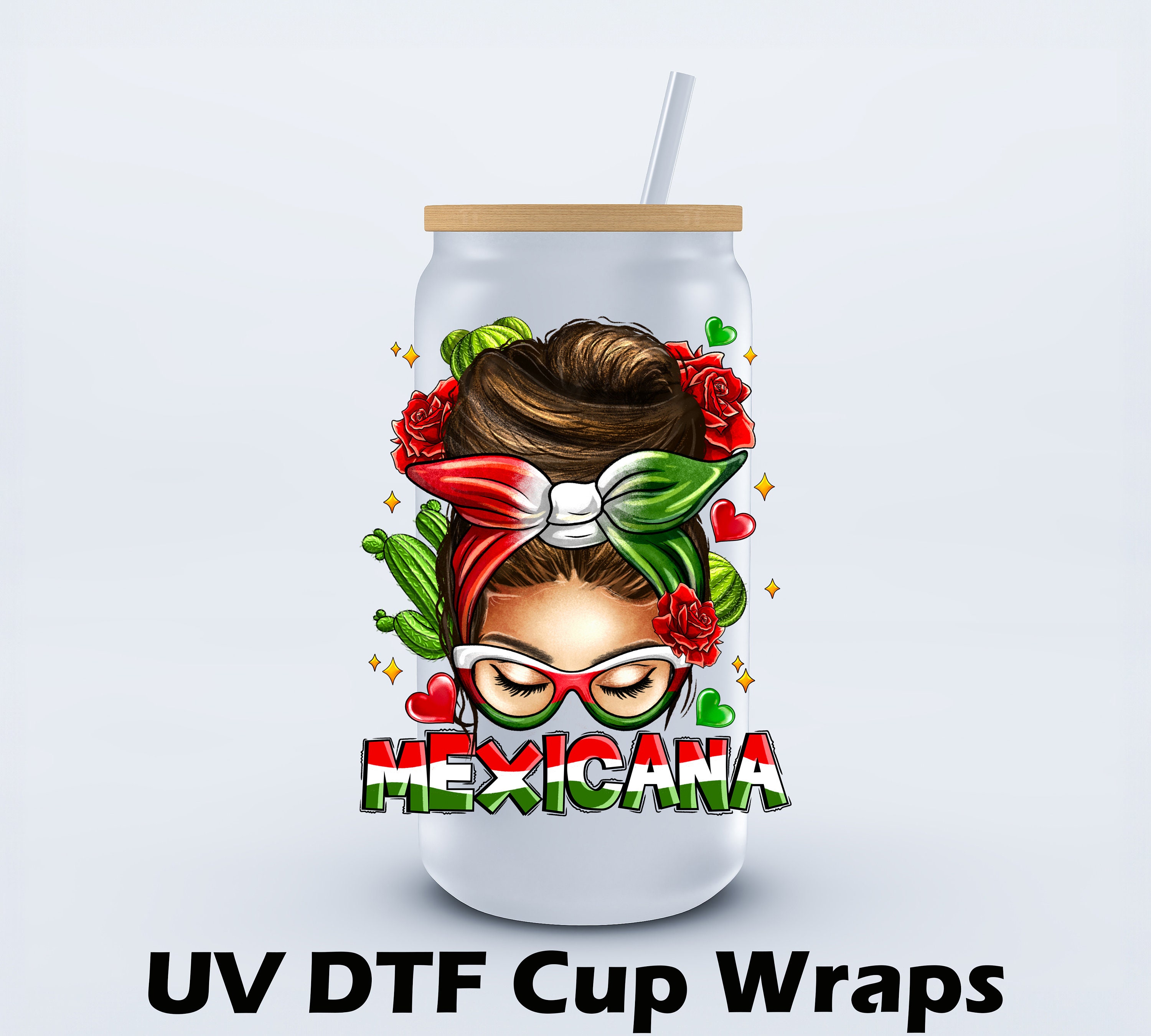 UVDTF Mexicana 3.75x4.40 inch Decal