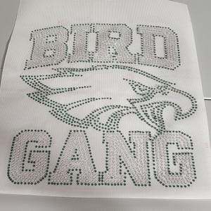 Bird G@ng Hotfix Rhinestone Transfer