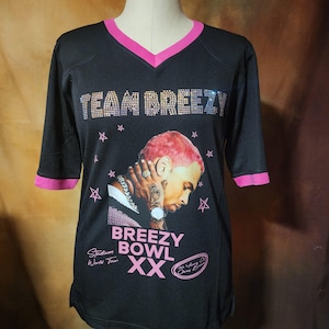 Breezy Bowl XX &quot;Team Breezy&quot; Chris Brown Inspired Jersey – Limited Edition