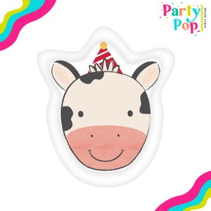 Farm Plates 8ct - Barnyard Birthday, Farm Baby Shower, Farm Animal Birthday Decorations, Birthday Plates, Cow Birthday, Farm Party Supplies