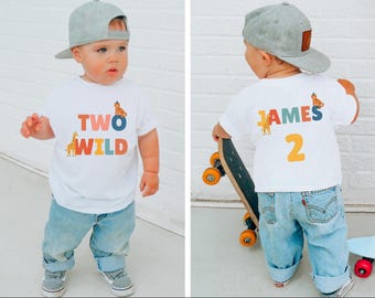 Party Animal Birthday Shirt | Two Wild Birthday Shirt | Second Birthday Shirt | Custom Birthday Shirt | Birthday Outfit | Zoo Birthday