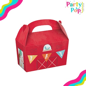 Farm Animal Treat Boxes | Pack Of 8 | Farm Animal Decor | Farm Animal Birthday