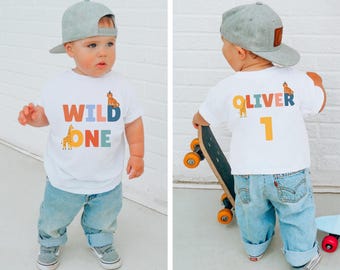 Verjaardagsshirt feestbeest | Wild verjaardagsshirt | Shirt eerste verjaardag | Aangepast verjaardagsshirt | Verjaardagsoutfit | Verjaardag dierentuin