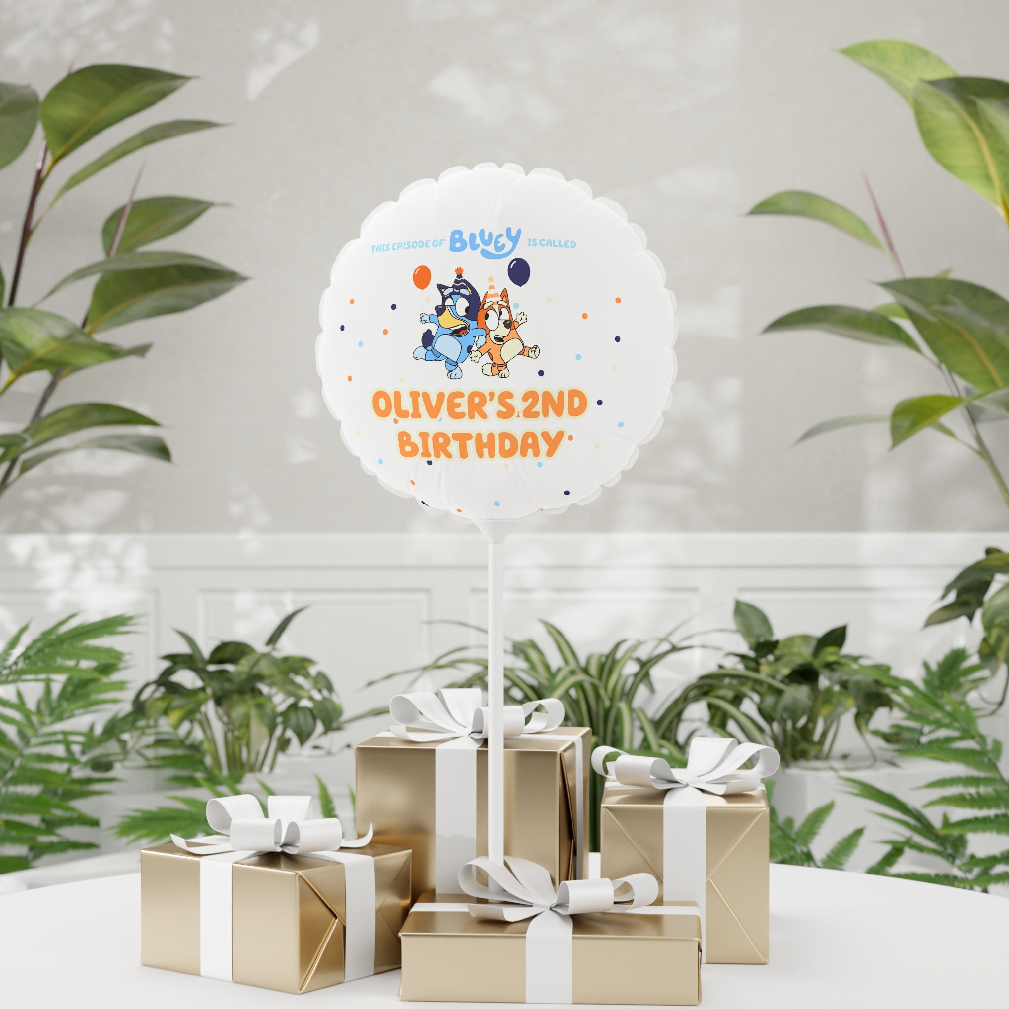 Bluey Balloon | Bluey | Birthday Balloons | Bluey Birthday Decor | Blue Dog | Birthday Party Decor |1st Birthday | Balloons |Custom Balloons