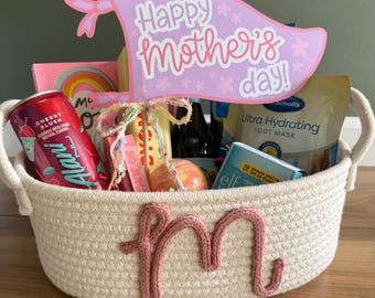 Banderín imprimible para el Día de la Madre / Decoración de bandera para el Día de la Madre dibujada a mano / Lindo regalo DIY para mamá / Archivo digital de descarga instantánea