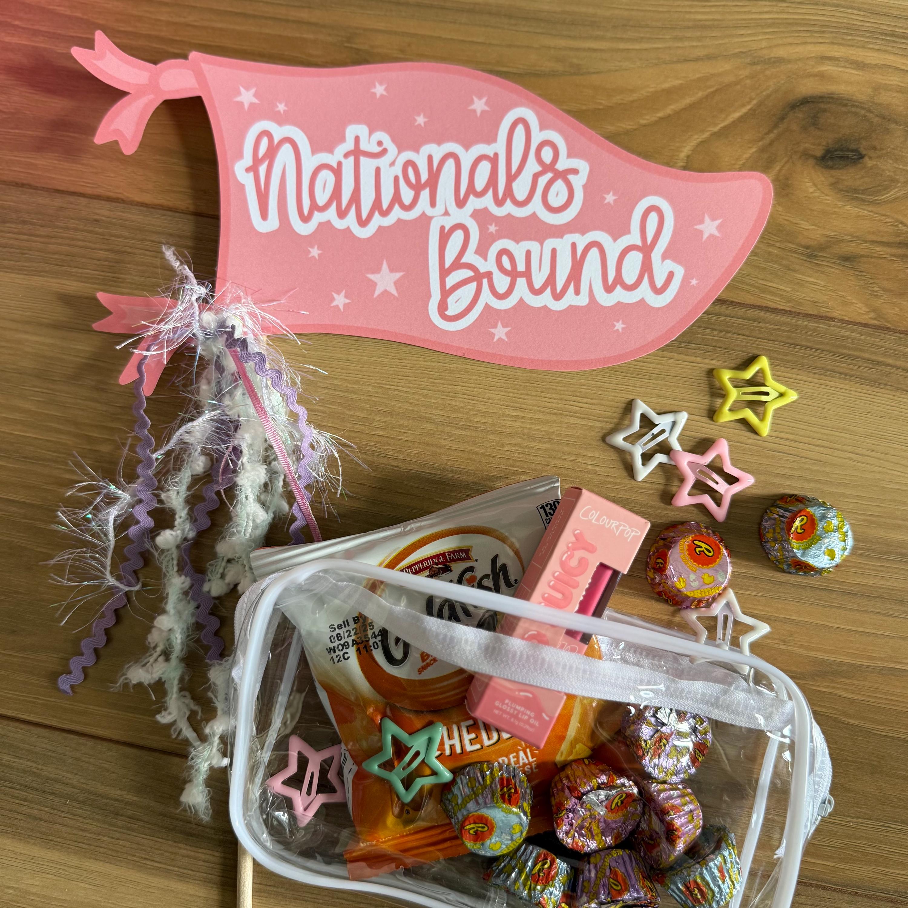 Nationals Bound Dance Competition Pennant, Printable Dance Competition Sign, Dance Flag, Dance Nationals Present, Dance Competition Gift