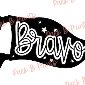 Gagliardetto stampabile Bravo, regalo per saggio di danza, bandiera disegnata a mano, biglietto regalo di laurea, decorazione per feste scolastiche, incoraggiamento quotidiano