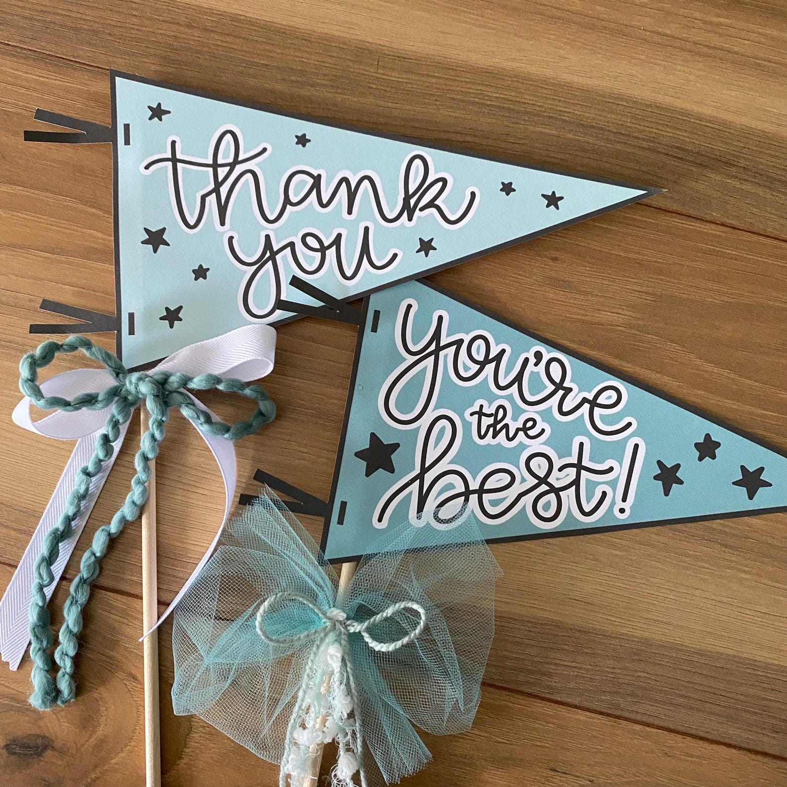 Thank You Flag, You're the Best Sign, Thank You Pennant, Fun Thank You ...