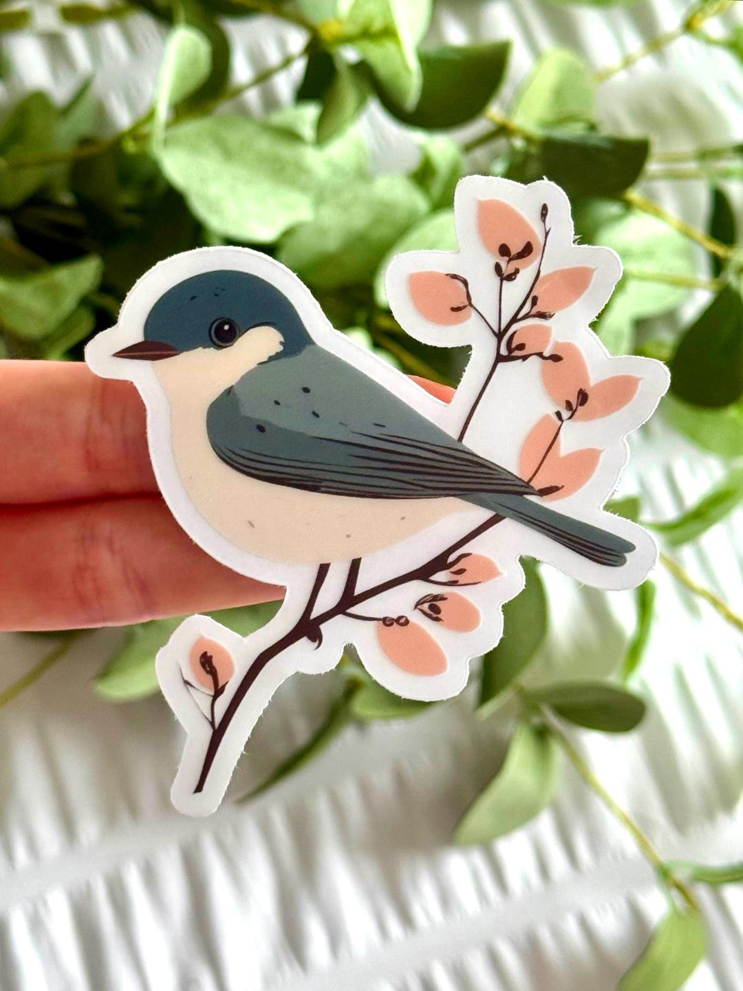 Songbird Clear Vinyl Waterproof Sticker 3.0 X 2.9 In. - Etsy