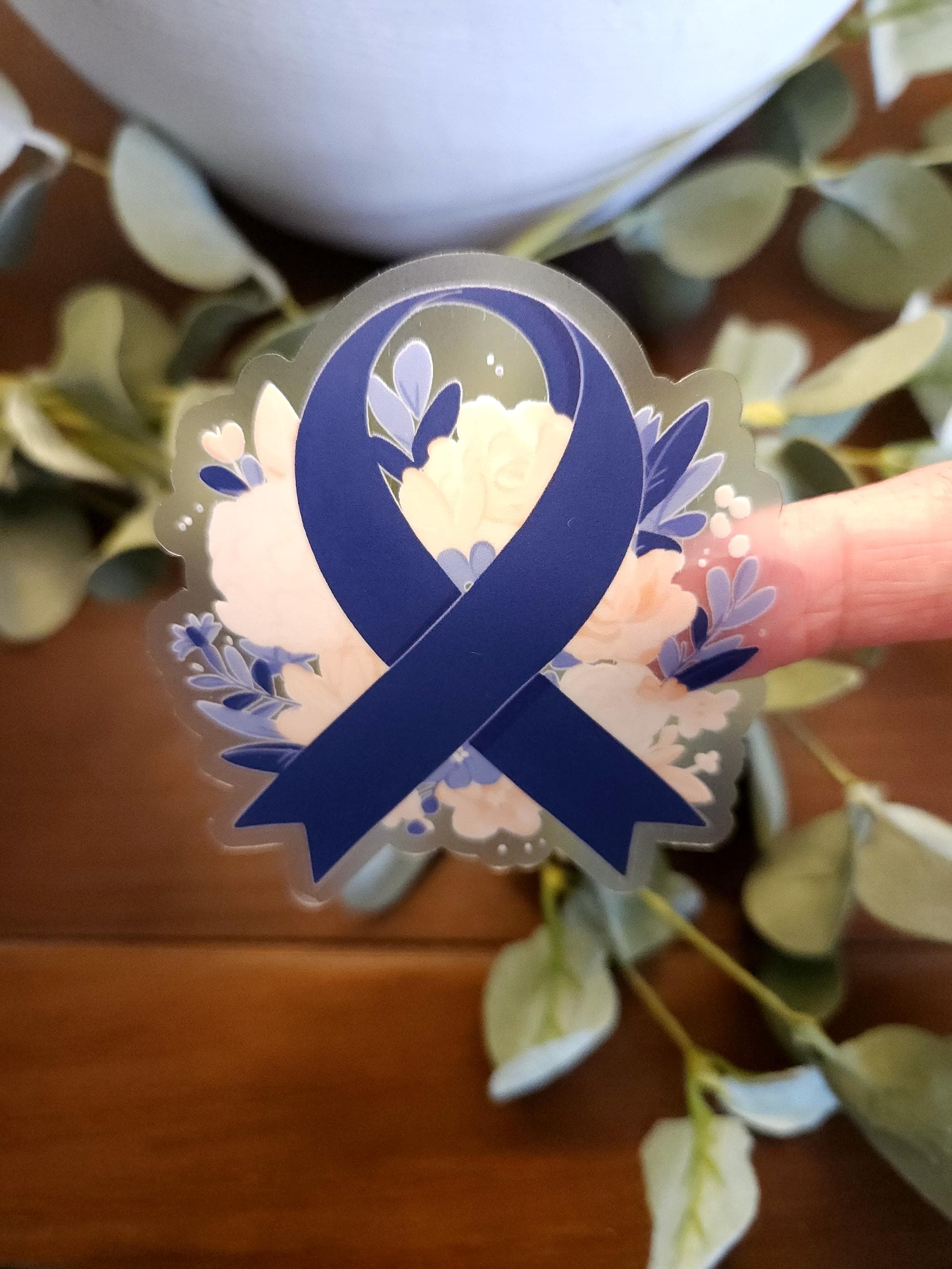 Colon Cancer Awareness Clear Sticker 2.7 X 3 In. - Etsy
