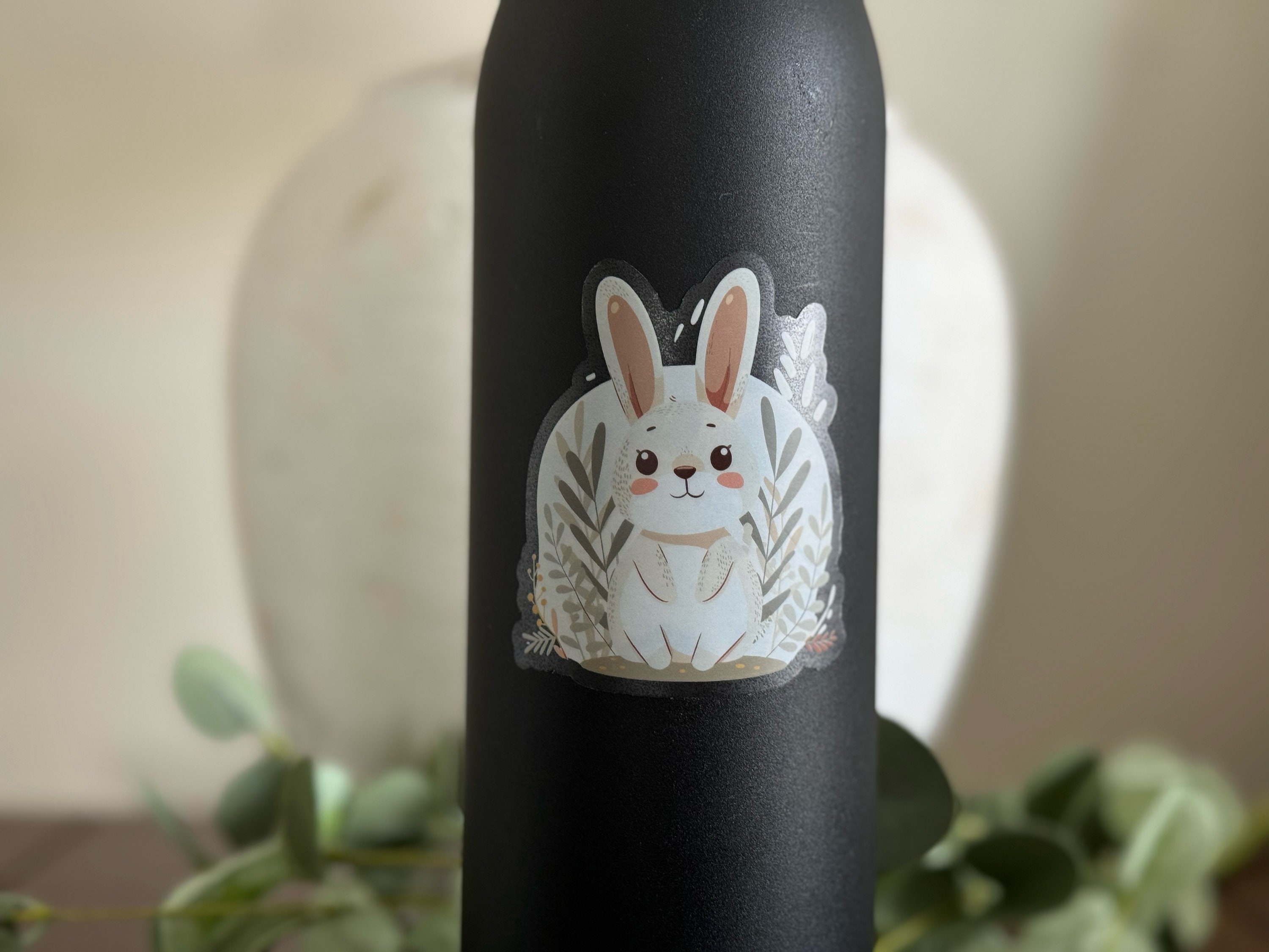 Terlingua Racing White Rabbit Sticker White Bunny Rabbit Clear Vinyl Sticker 2.6 X 3 Inch - Etsy