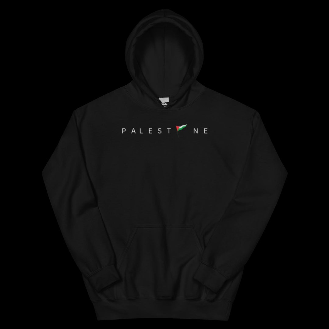 Palestine Flag Products - Sustainably Made Unisex Hoodie Fist 1