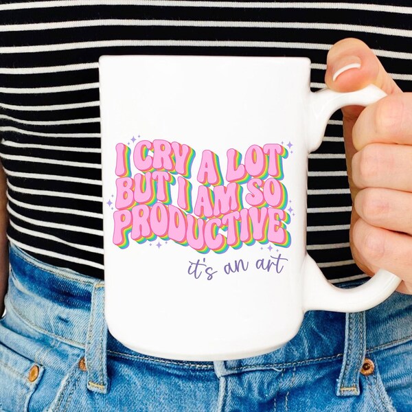 I Cry A Lot Mug, Swiftie Mug, Gift For Her, TTPD, Gift Under 20, Taylor Mug, Tortured Poet Mug, Ceramic Coffee Mug