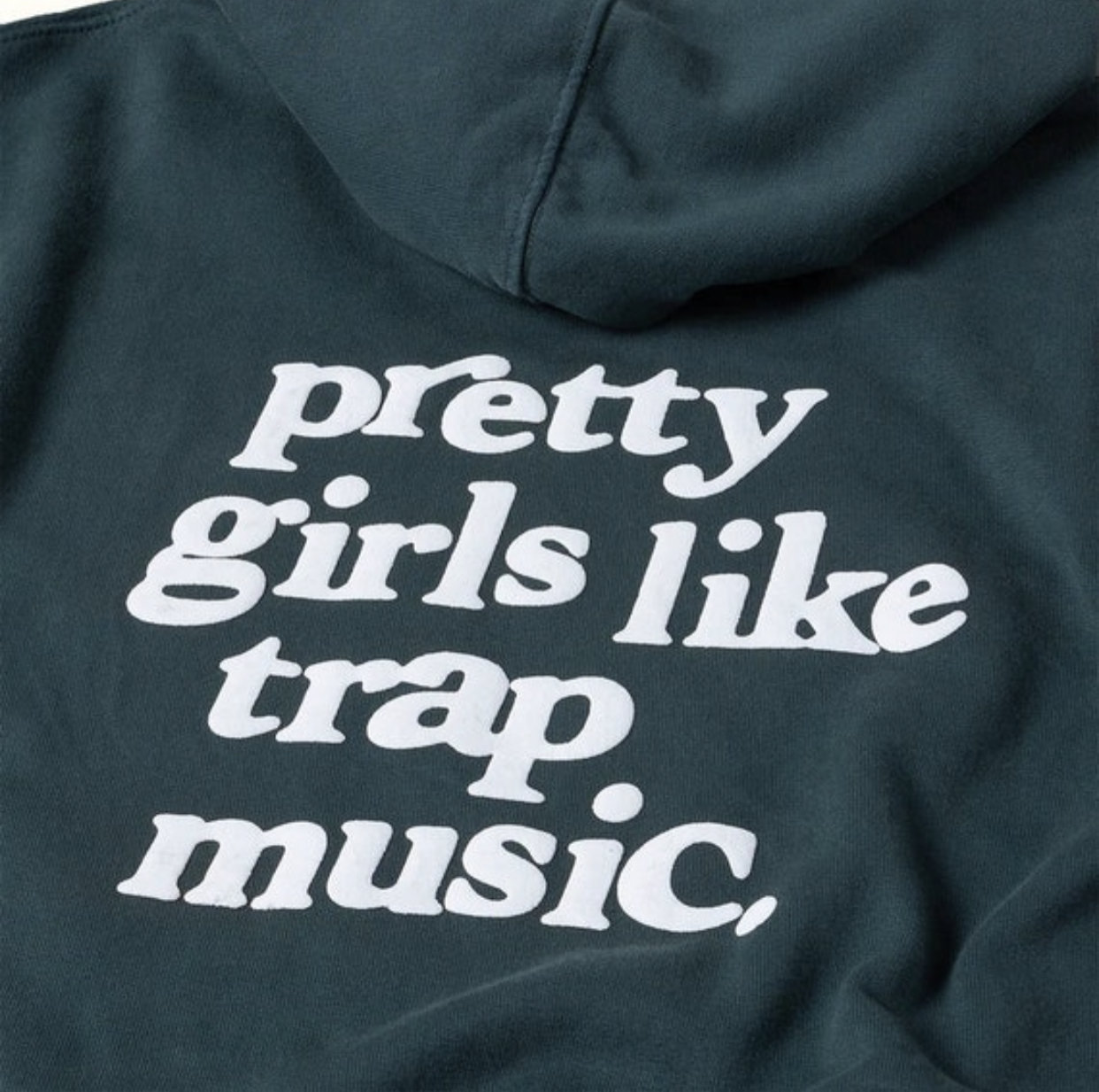 Pretty Girls Like Trap Music Hoodie Aesthetic Sweatshirt Streetwear Hoodie Trendy Hoodie Unisex Clothing Words on Back Hoodie Etsy UK