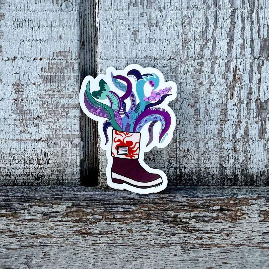 Boot Sticker - Etsy