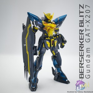 Master Grade Berserker Blitz Gundam (Wolverine) custom built and painted from Gundam Seed
