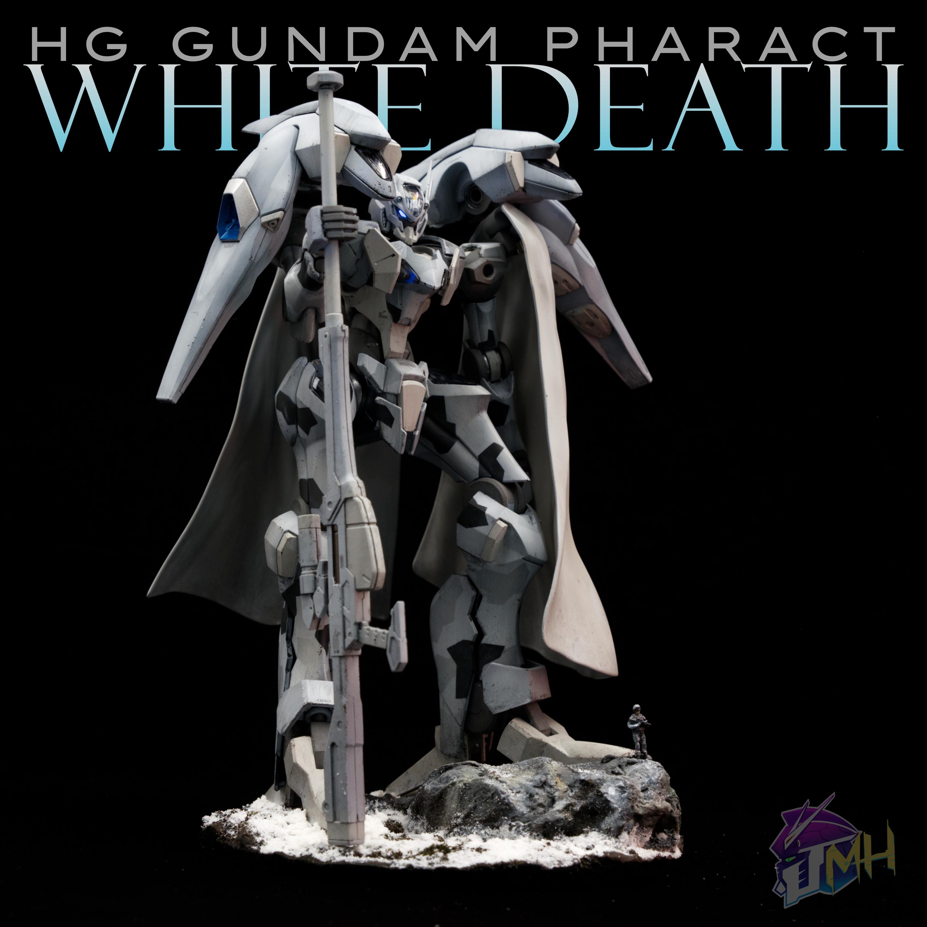 HG Pharact White Death Custom Gundam Painted and Built - Etsy