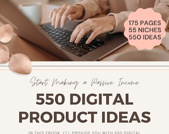 550 Digital Product Ideas