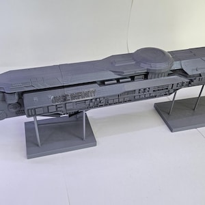Unsc infinity -21.5" long - halo universe - 3d printed model