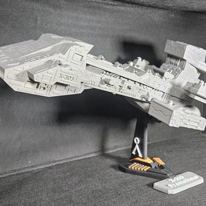 Stargate x303 USS Prometheus Large 19&quot; 3D Model with Stand