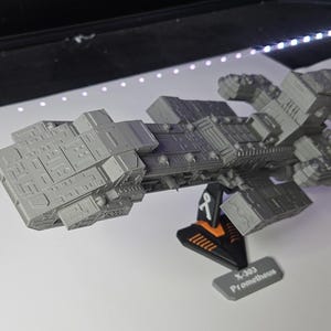 Stargate x303 USS Prometheus 13&quot; 3D Model with Stand