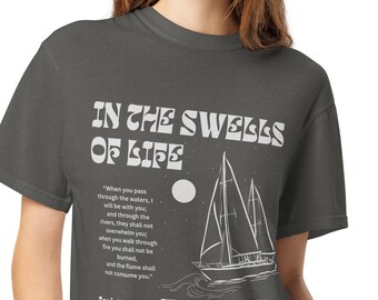 Isaiah 43:2 Bible Verse T-Shirt, Christian Apparel