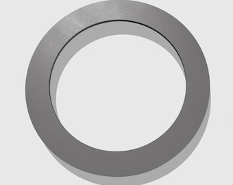 6' Embroidery Hoop Frame Digital 3D File