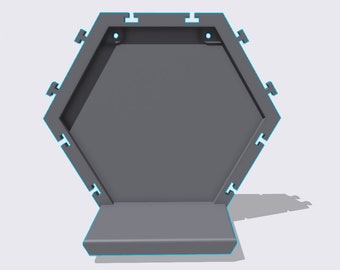 Interlocking Hexagonal Funko Pop Display Shelves - 3D Printable File