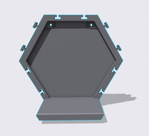 Interlocking Hexagonal Funko Pop Display Shelves - 3D Printable File