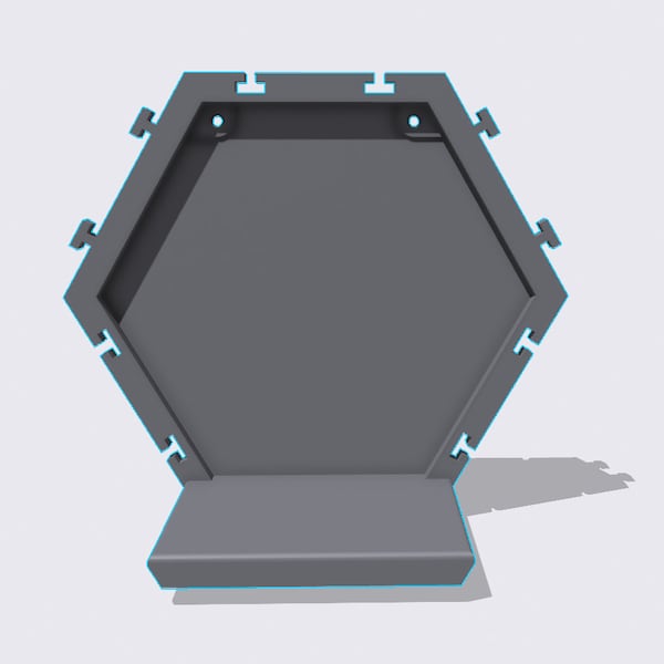 Interlocking Hexagonal Funko Pop Display Shelves - 3D Printable File