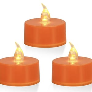 KOABY 12/24 Pack Battery Operated Tea Lights Candles, Flickering Flameless LED Lights, Last 200H+, for Decoration