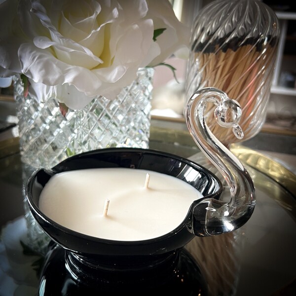 Black Swan Antique Soy Candle | Unscented Candle | Home Decor