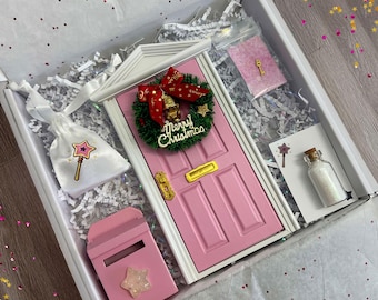 SET Noël fée des dents, kit fée, poussière fée des dents, porte fée des dents, boîte aux lettres phosphorescente fée des dents, meilleur cadeau de Noël