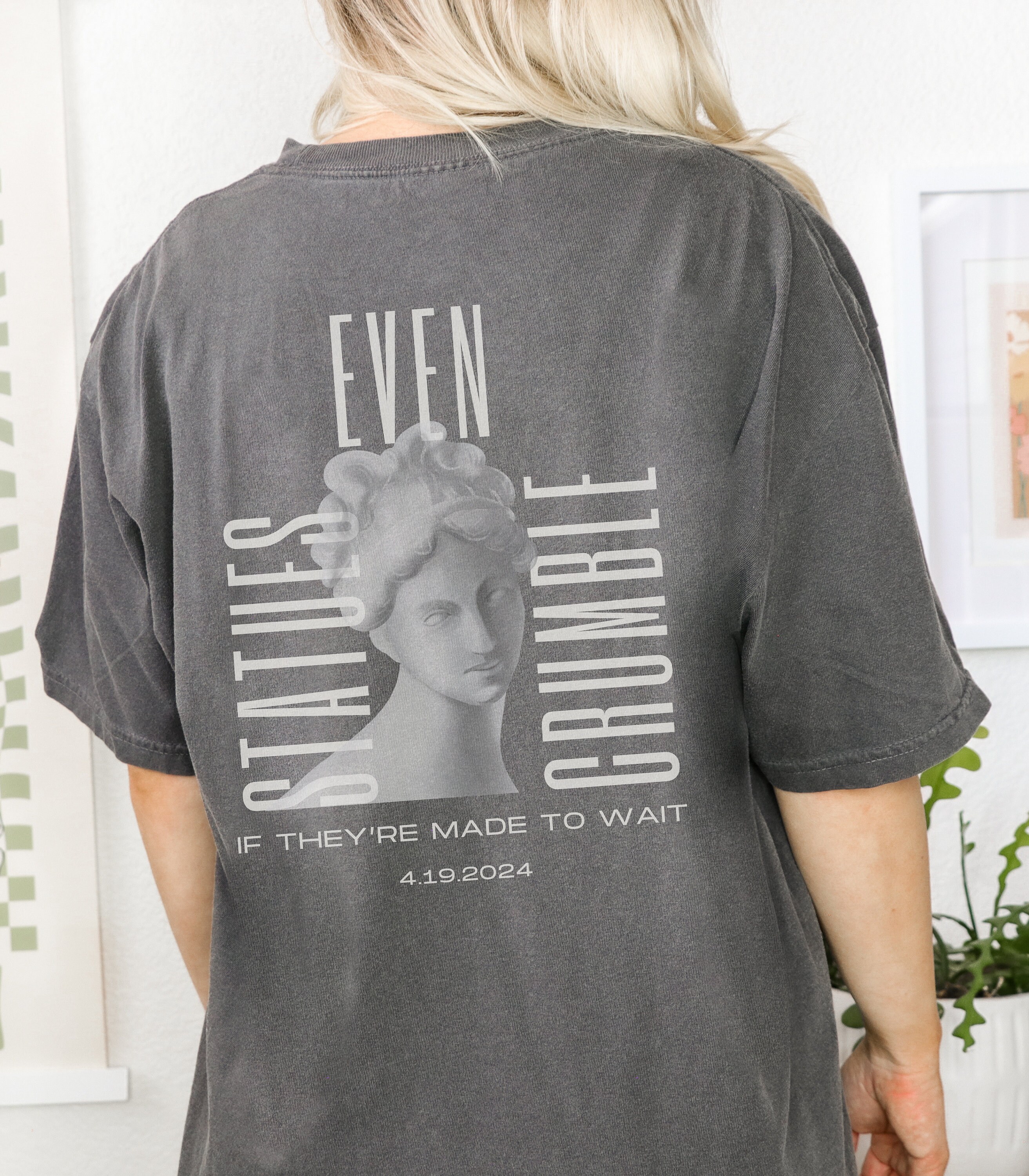 Tortured Poets Department Even Statues Crumble Lyrics Shirt Taylor
