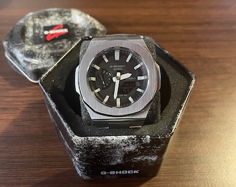 Casio G-Shock Custom Steel Mod Casioak Watch GA-2100 Nautilus