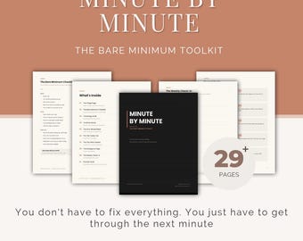 燃え尽き症候群からの回復ツールキット（印刷可能なPDF）｜メンタルヘルスワークブックジャーナル｜ストレスを抱えた人のためのセルフケアプランナー｜デジタルダウンロード