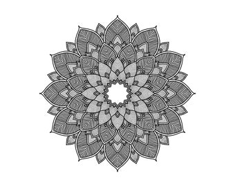 Mandala Coloring Page for Adults