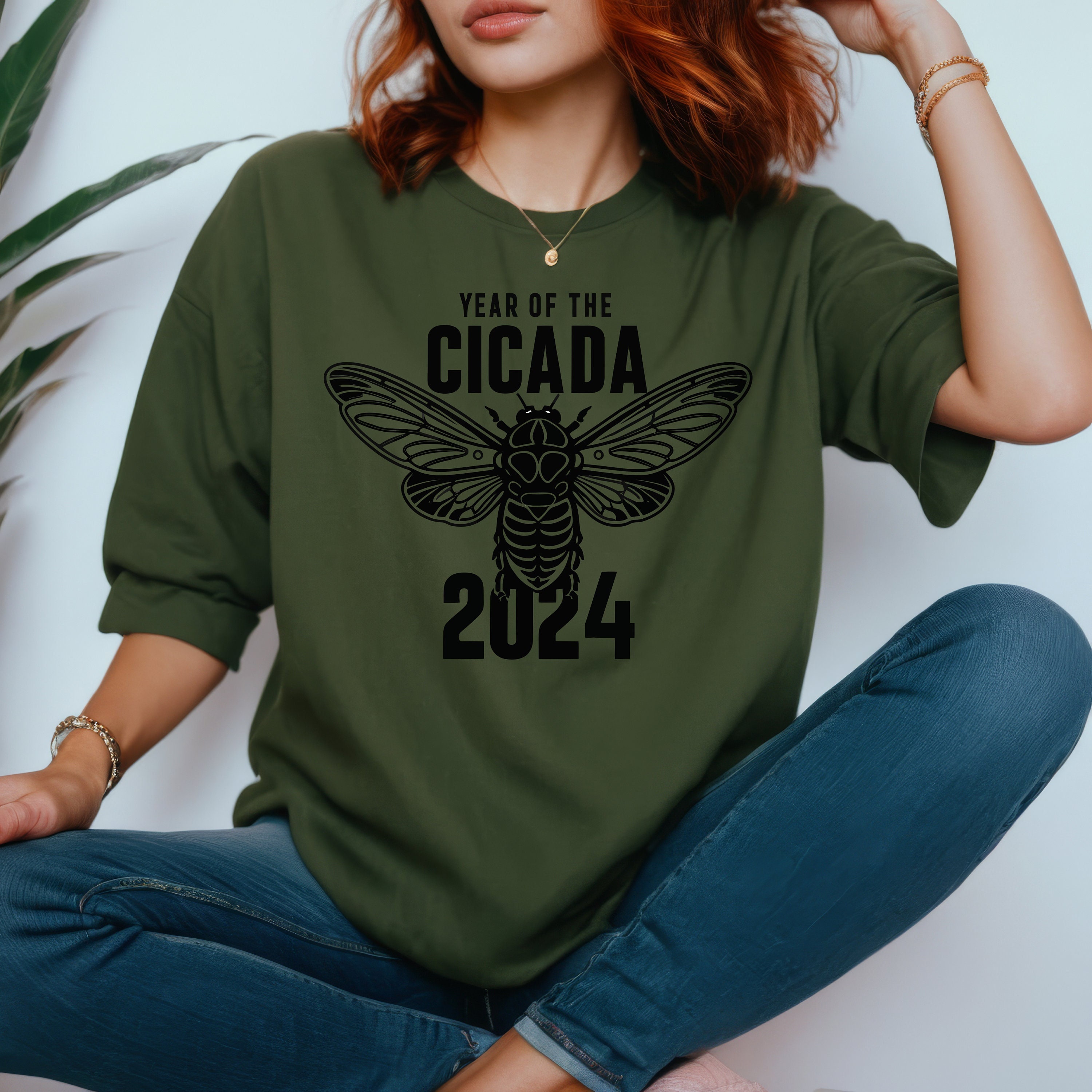 Cicada 2024 Comfort Colors Shirt Dark Academia Gifts Year of the Cicada